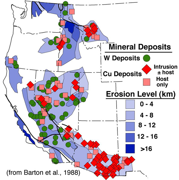 Copper deposits US east coast